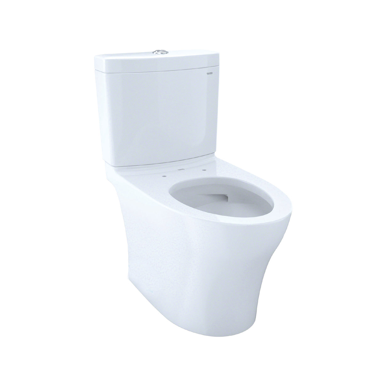 Toto® CST446CEMG#01 2-Piece Dual Flush Toilet With CEFIONTECT® Ceramic Glaze, Aquia® IV, Elongated Bowl, 15-9/16 in H Rim, 12 in Rough-In, 0.8/1.28 gpf, Cotton White, Import