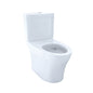 Toto® CST446CEMG#01 2-Piece Dual Flush Toilet With CEFIONTECT® Ceramic Glaze, Aquia® IV, Elongated Bowl, 15-9/16 in H Rim, 12 in Rough-In, 0.8/1.28 gpf, Cotton White, Import