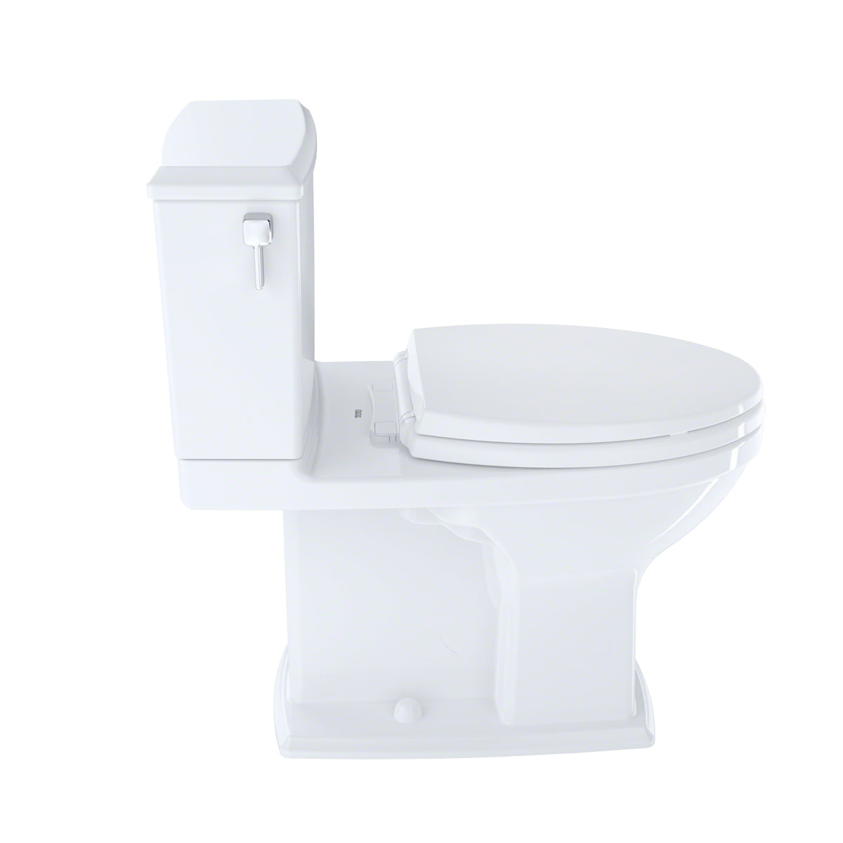 Toto® CST494CEMFRG#01 2-Piece Elegant Universal Height Close Coupled Toilet With Right-Hand Trip Lever, Elongated Bowl, 17-1/4 in H Rim, 12 in Rough-In, 0.9/1.28 gpf, Cotton White, Import
