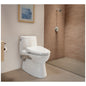 Toto® CST614CEFGT20#01 1-Piece High-Efficiency Universal Height Toilet With Washlet® C200 Connect+, Carlyle® II Connect+™, Elongated Bowl, 17-5/8 in H Rim, 12 in Rough-In, 1.28 gpf, Cotton White, Domestic