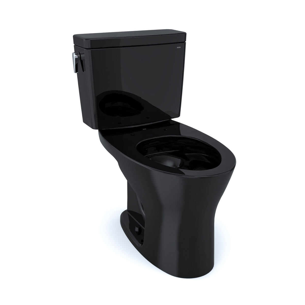 Toto® CST746CSM#51 2-Piece Dual Flush Close Coupled Toilet, Drake®, Elongated Bowl, 14-15/16 in H Rim, 12 in Rough-In, 0.8/1.6 gpf, Ebony, Import