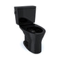 Toto® CST746CUM#51 2-Piece Dual Flush Ultra High-Efficiency Close Coupled Toilet, Drake® 1G®, Elongated Bowl, 14-15/16 in H Rim, 12 in Rough-In, 0.8/1 gpf, Ebony, Import