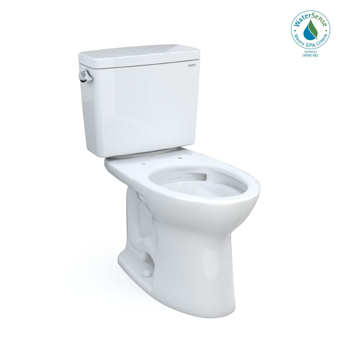 Toto® Universal Height 2-Piece Toilet, Drake®, Elongated Bowl, 16-1/8 in H Rim, 12 in Rough-In, 1.28 gpf, Import