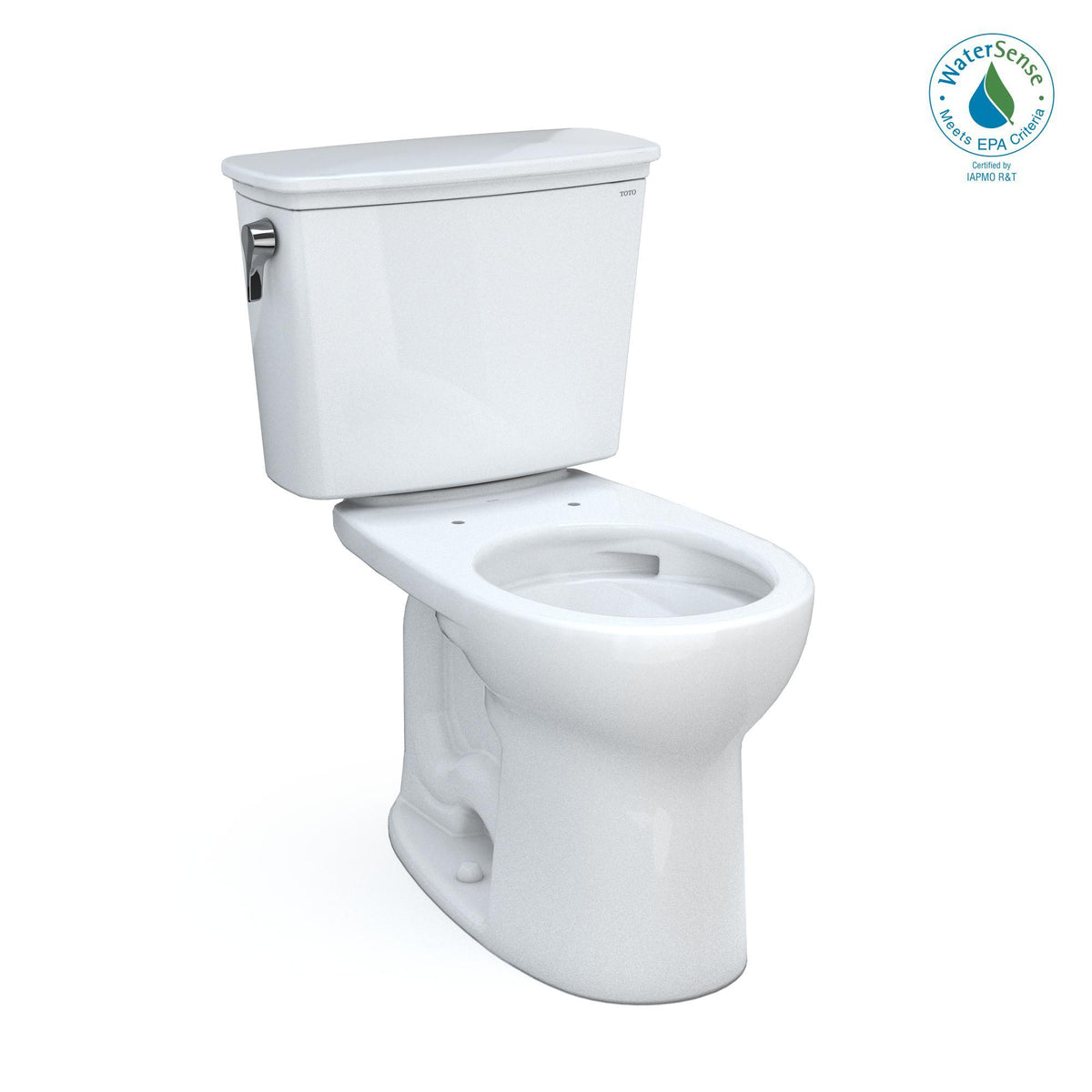 Toto® Universal Height Transitional 2-Piece Toilet, Drake®, Round Bowl, 16-1/8 in H Rim, 12 in Rough-In, 1.28 gpf, Import