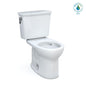 Toto® Universal Height Transitional 2-Piece Toilet, Drake®, Round Bowl, 16-1/8 in H Rim, 12 in Rough-In, 1.28 gpf, Import