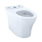 Toto® CT446CUFG#01 Skirted Universal Height Toilet Bowl With CEFIONTECT™ Ceramic Glaze, Aquia® IV, Cotton White, Elongated Shape, 12 in Rough-In, 16-1/8 in H Rim, 2-1/2 in Trapway
