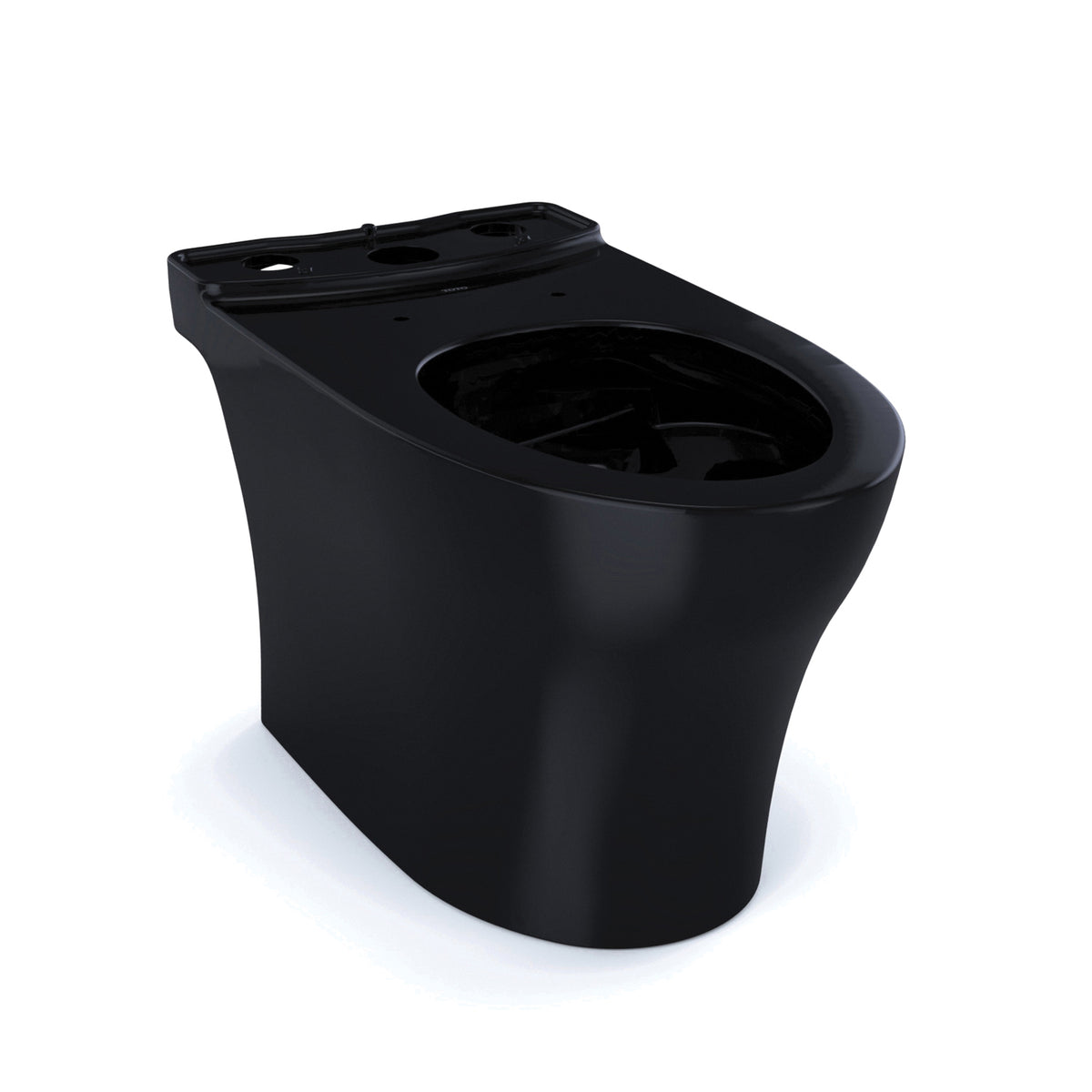 Aquia Iv - Skirted Universal Height Toilet Bowl - Ebony