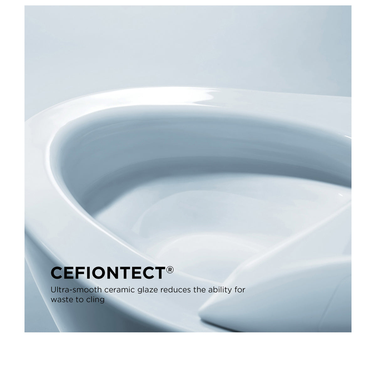 Toto® CT449CFGT60#01 SP Toilet Bowl With CEFIONTECT® Ceramic Glaze and WASHLET®+, Cotton White, Square Shape, 16-1/8 in H Rim, 2-1/8 in Dia Trapway