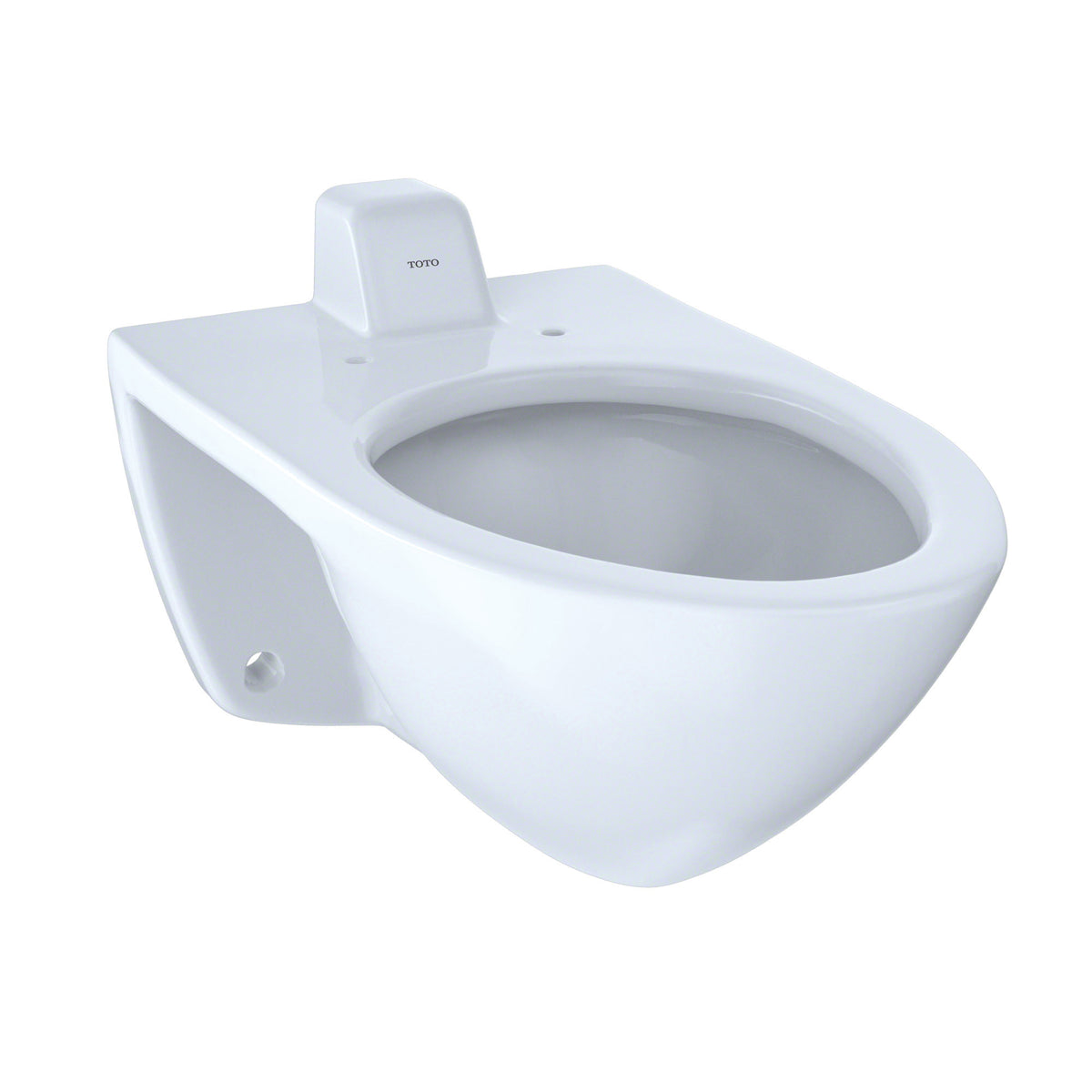 Toto® CT708UV#01 Ultra-High-Efficiency Flushometer Toilet, Elongated Bowl, 16 in H Rim, 1 gpf, Cotton White, Import