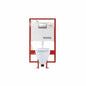 Toto® CWT418MFG-1#01 Modern Universal Height Toilet With PEX Supply Line, Aquia®, Elongated Bowl, 0.9/1.6 gpf, Cotton White, Import