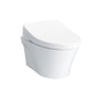 Toto® CWT4263046CMFG#MS Skirted Design Toilet With CEFIONTECT® Ceramic Glaze, Elongated Bowl, 16-1/8 in H Rim, 0.9/1.28 gpf, Matte Silver, Import