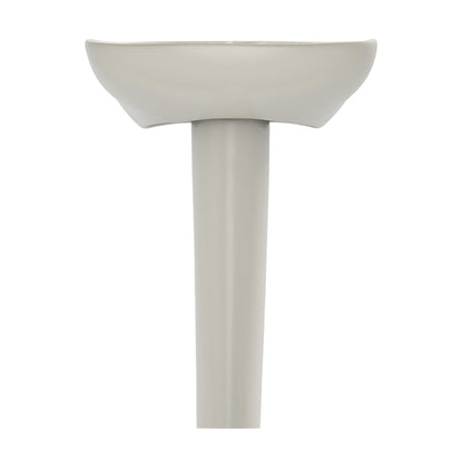 Toto® Lavatory With Rear Overflow, Prominence®, Oval Shape, 26 in W x 21-1/2 in D, Pedestal Mount, Vitreous China, Import