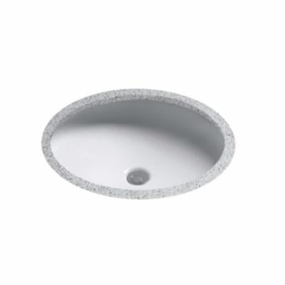 Curva - 22" Bathroom Sink with Rear Overflow - Undermount