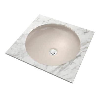 Curva - Bathroom Sink with Rear Overflow - Undermount