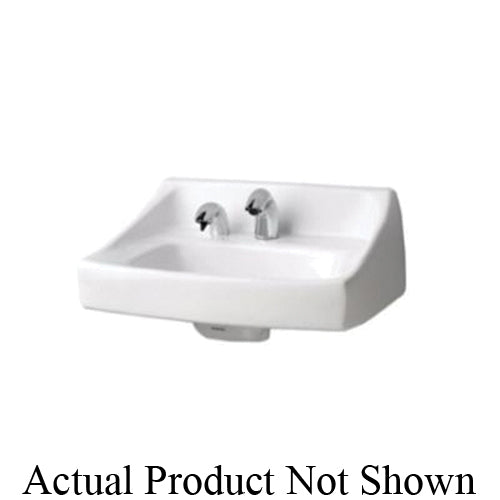 Toto® LT307A#01 LT307A Lavatory With Consealed Front Overflow and Left Side Soap Dispenser Hole, Rectangle Shape, 20-7/8 in W x 18 in D x 11-1/8 in H, Wall Mounting, Vitreous China, Cotton
