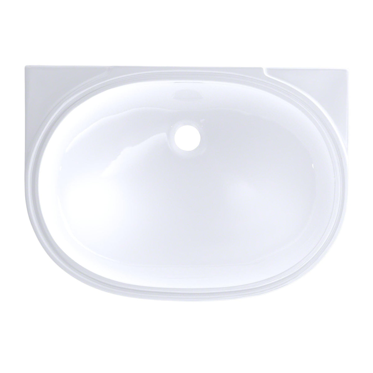 LT546G - 21-5/8" Modern Bathroom Sink with Rear Overflow