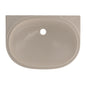 LT546G - 21-5/8" Modern Bathroom Sink with Rear Overflow
