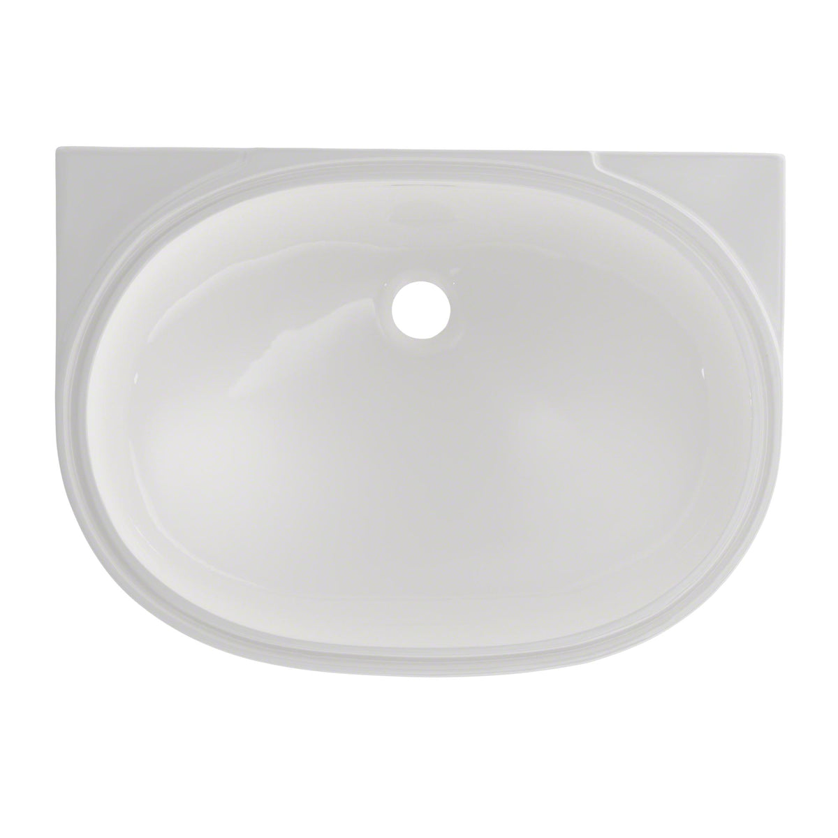 LT546G - 21-5/8" Modern Bathroom Sink with Rear Overflow