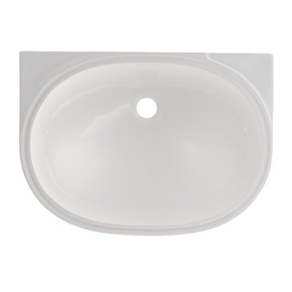 LT546G - 21-5/8" Modern Bathroom Sink with Rear Overflow