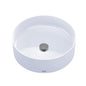 Toto® LT573#01 Modern Vessel Lavatory, Arvina™, Round Shape, 16-9/16 in W x 16-9/16 in D, Above-Counter Mount, Vitreous China, Cotton White, Import