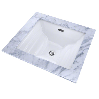 Aimes - 19" Bathroom Sink with Rear Overflow - Undermount