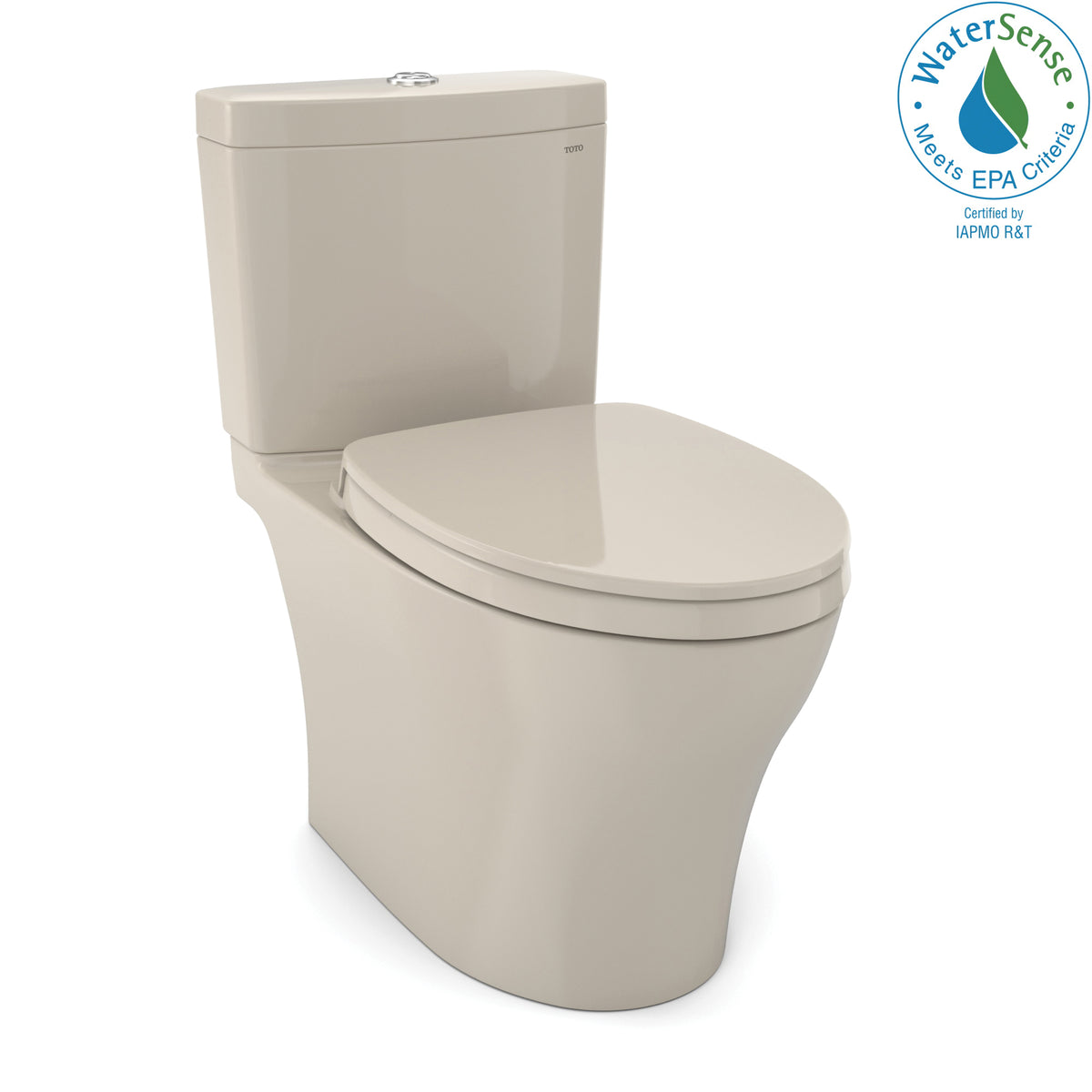 Washlet+ Aquia Iv 1G - Center 2-Piece Toilet - Floor Mount