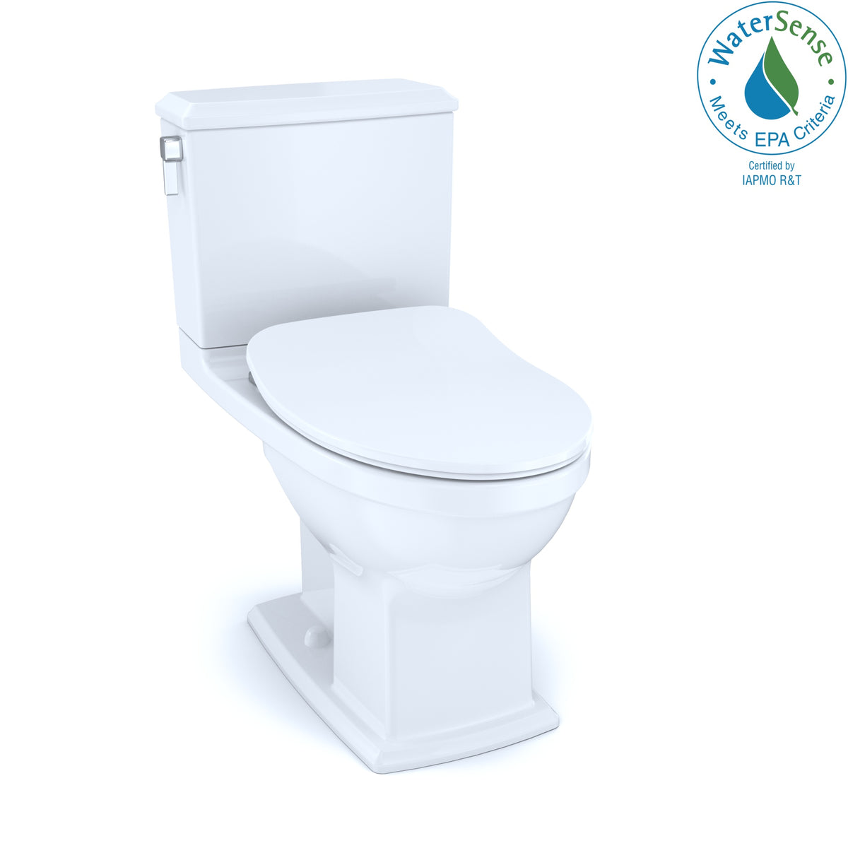Toto® MS494234CEMFG#01, Connelly®, Elongated Bowl, 16-1/8 in H Rim, 12 in Rough-In, 0.8/1.28 gpf Flush Rate, Cotton White, Import