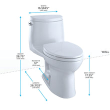 Ultramax Ii - 17-1/4" H Rim - Floor Mount - Elongated