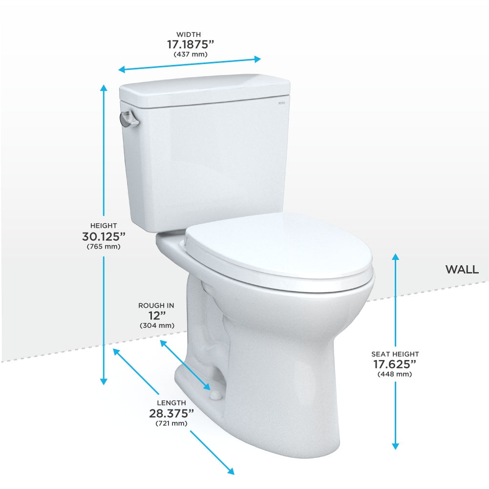 Drake - 12" Rough-in - 1.28 GPF Flush Rate