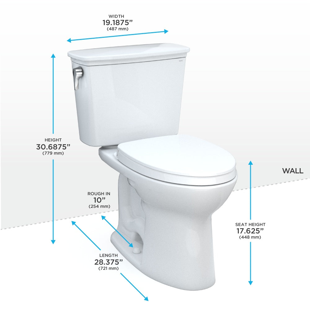 Drake - 10" Rough-in - 1.28 GPF Flush Rate