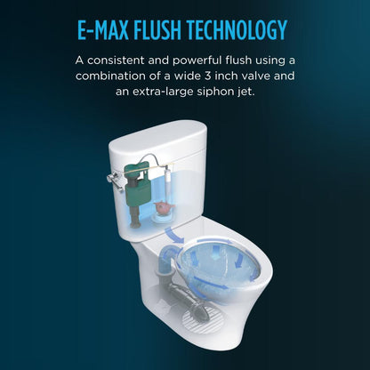 Eco Ultramax - Cotton White - Floor Mount - Elongated
