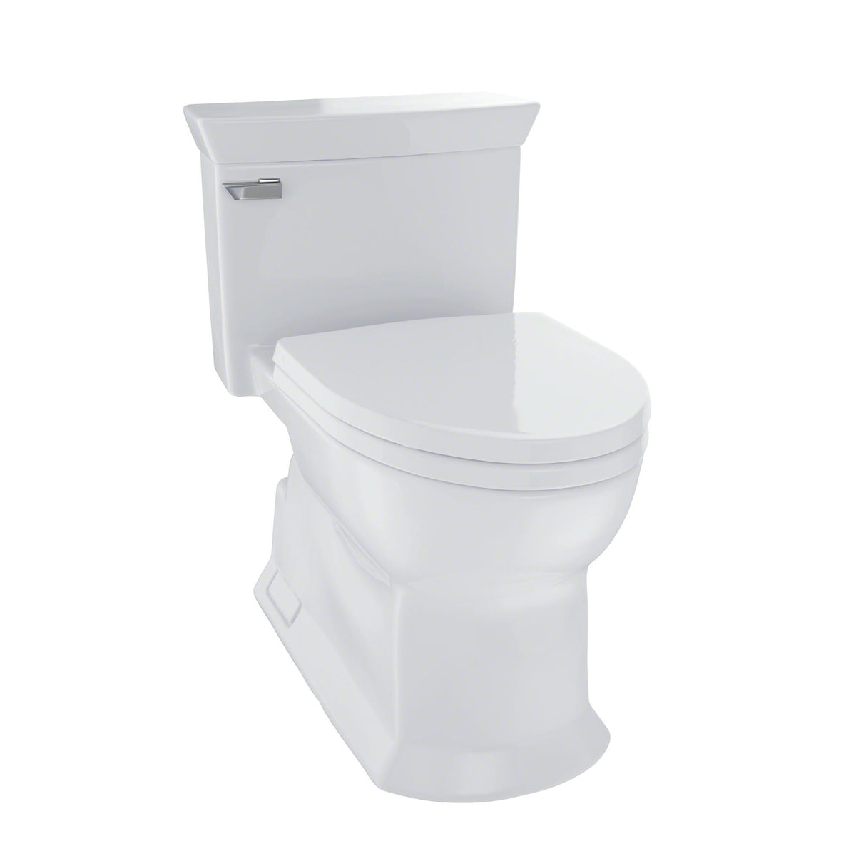 Eco Soiree - 1-Piece Universal Height Toilet - Floor Mount