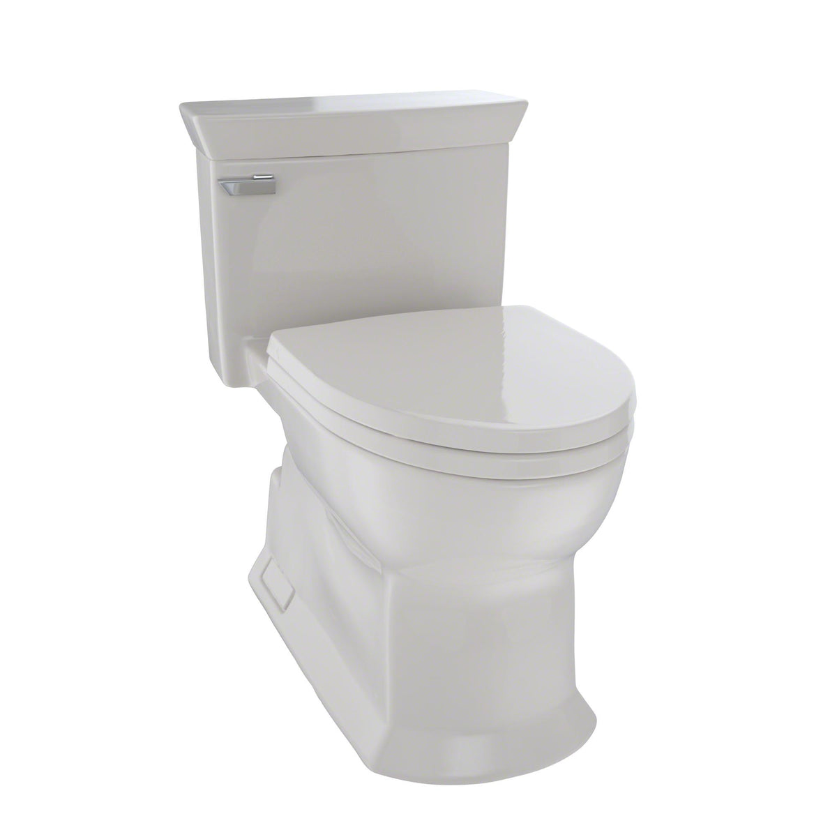 Eco Soiree - 1-Piece Universal Height Toilet - Floor Mount