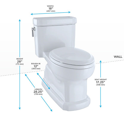 Eco Guinevere - 1-Piece Toilet - Cotton - Floor Mount