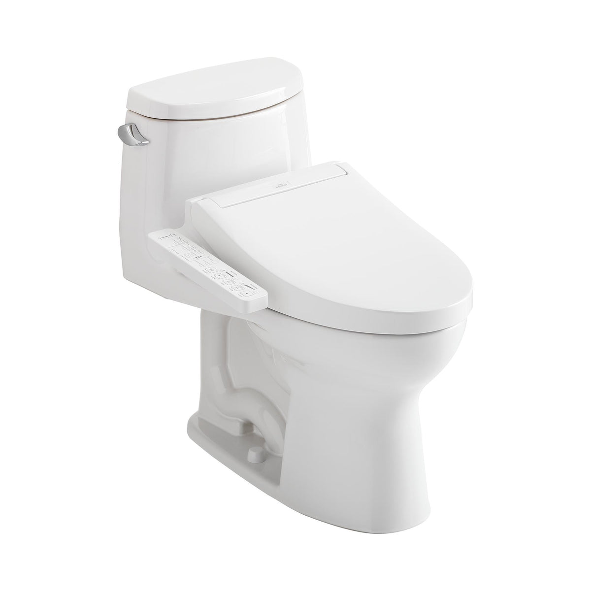 Universal Height 1-Piece Toilet, Elongated Bowl, 1.28 gpf