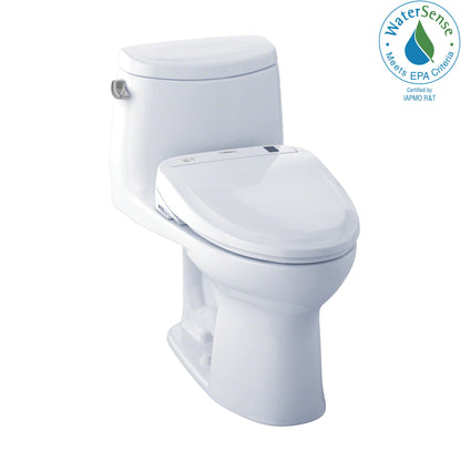 1-Piece Universal Height Toilet - Cotton White - Floor