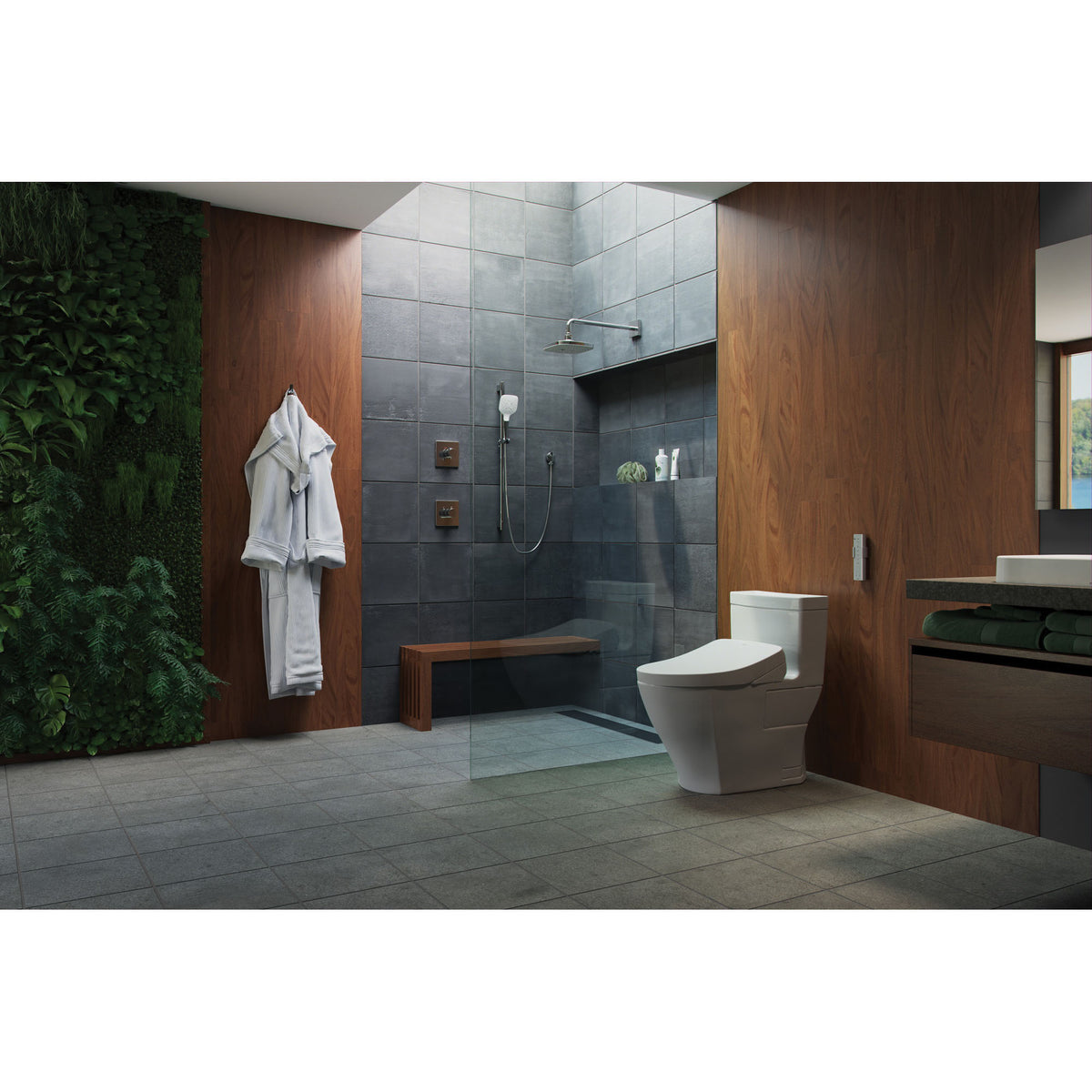 Legato - 1-Piece High-Efficiency Toilet - 12" Rough-in