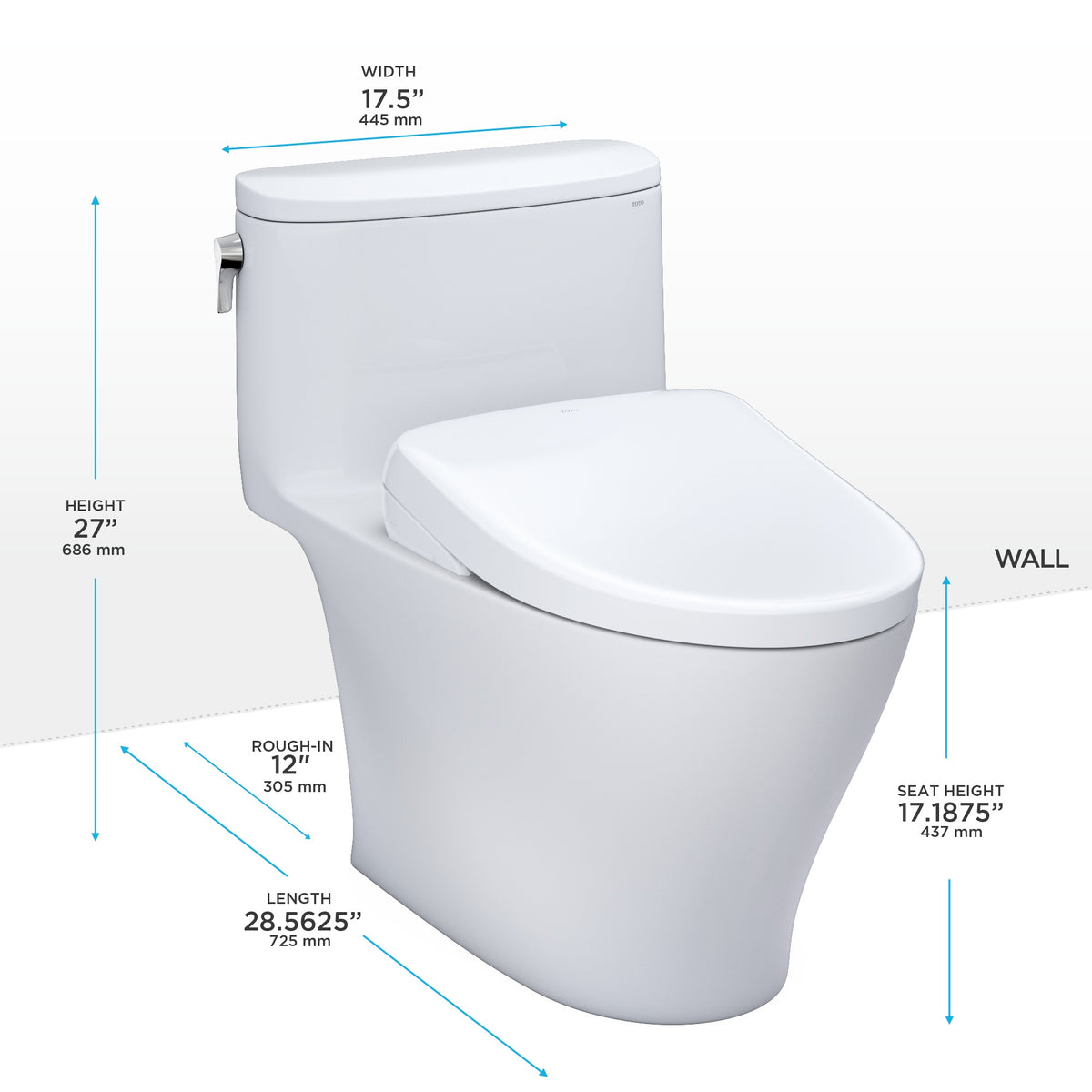Nexus - 1-Piece Toilet - 12" Rough-in