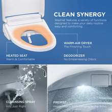 Aurora - Universal Height 1-Piece Toilet - 17-3/16" H Rim