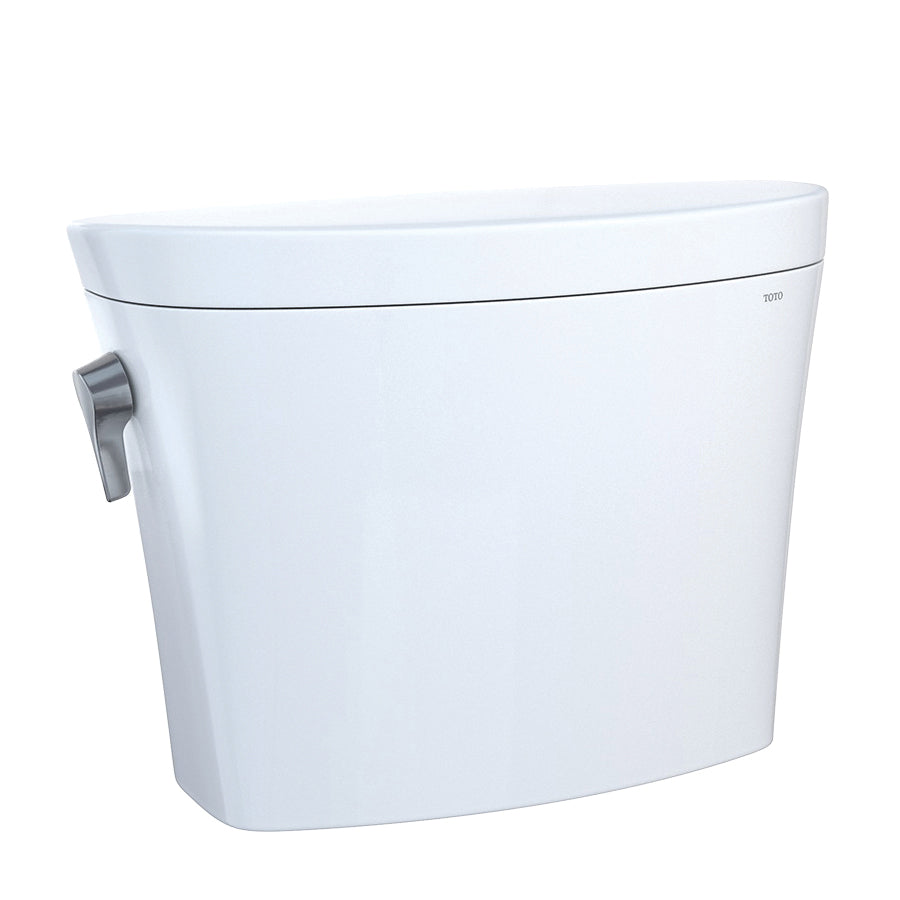 Toto® ST448EMA#01 Arc Dual Flush Toilet Tank Only With WASHLET®+ Auto Flush Compatibility, Aquia® IV, 0.8/1.28 gpf, Left Hand Lever Flush, Cotton White, Import