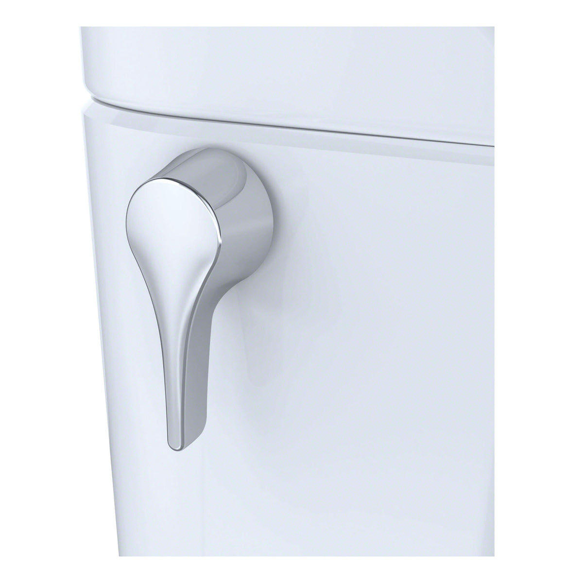 Toto® ST484M#01 Maris™ Tank and Cover, 0.9/1.28, Left Hand Lever Flush, Cotton White, Import