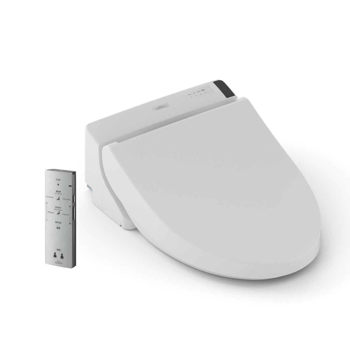 Washlet C200 - Electronic Bidet Toilet Seat - Round