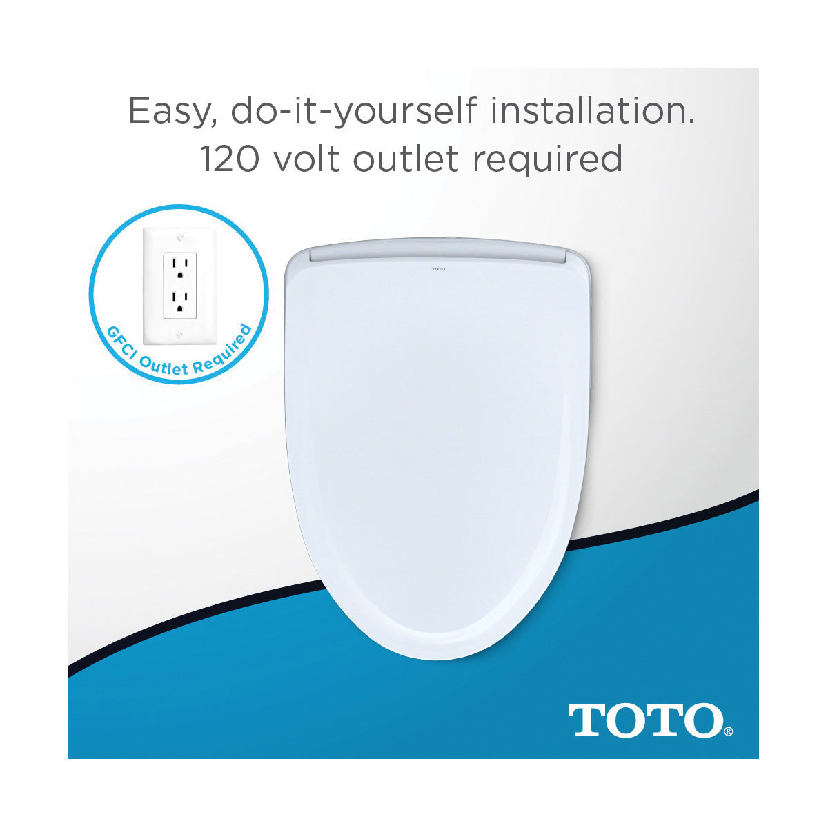 Washlet S500E - Electronic Bidet Toilet Seat - Elongated