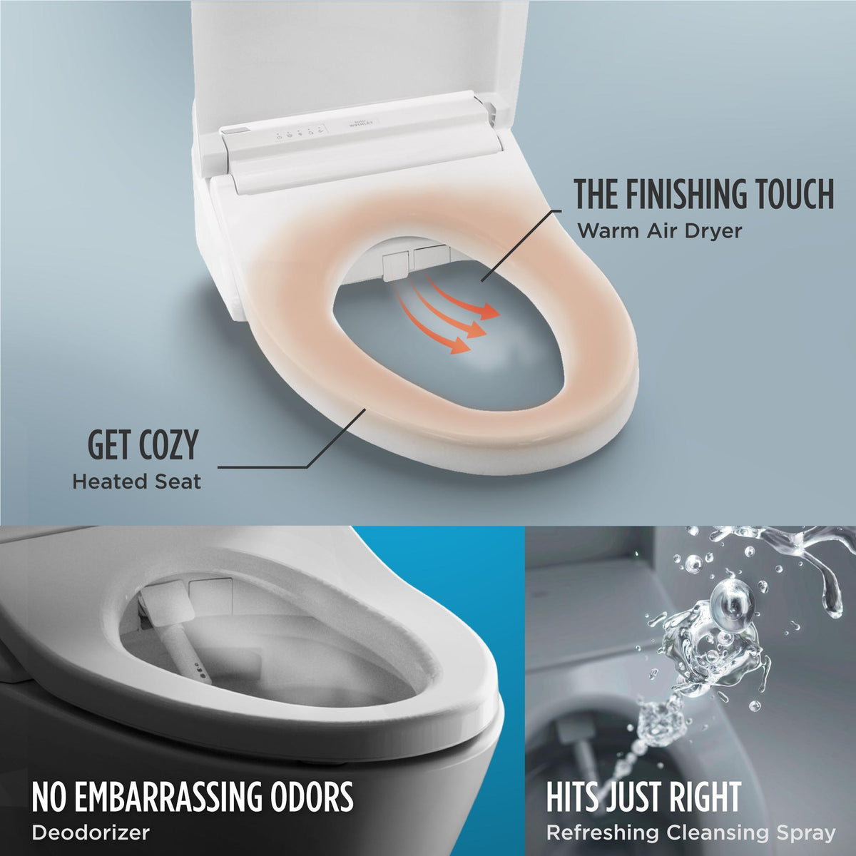 Washlet+ - Ready - 15-1/16"