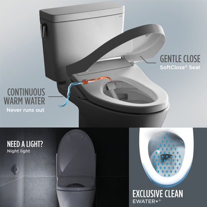Washlet S7 - Contemporary Style Toilet Seats - Elongated