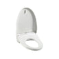 Toto® SW584T20#01 Toilet Seat With Ewater+, Washlet® Connect+™, Elongated Bowl, Closed Front, Plastic, Cotton White, Import
