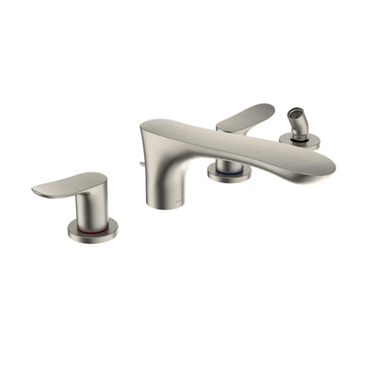 Go Series - Widespread Roman Tub Filler Trim - Solid