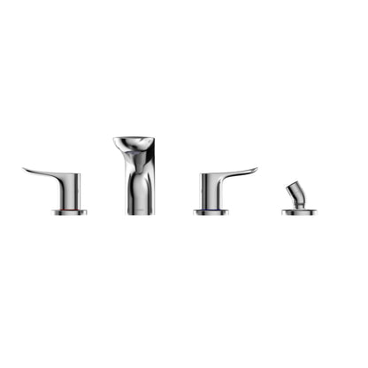 Go Series - Widespread Roman Tub Filler Trim - Solid