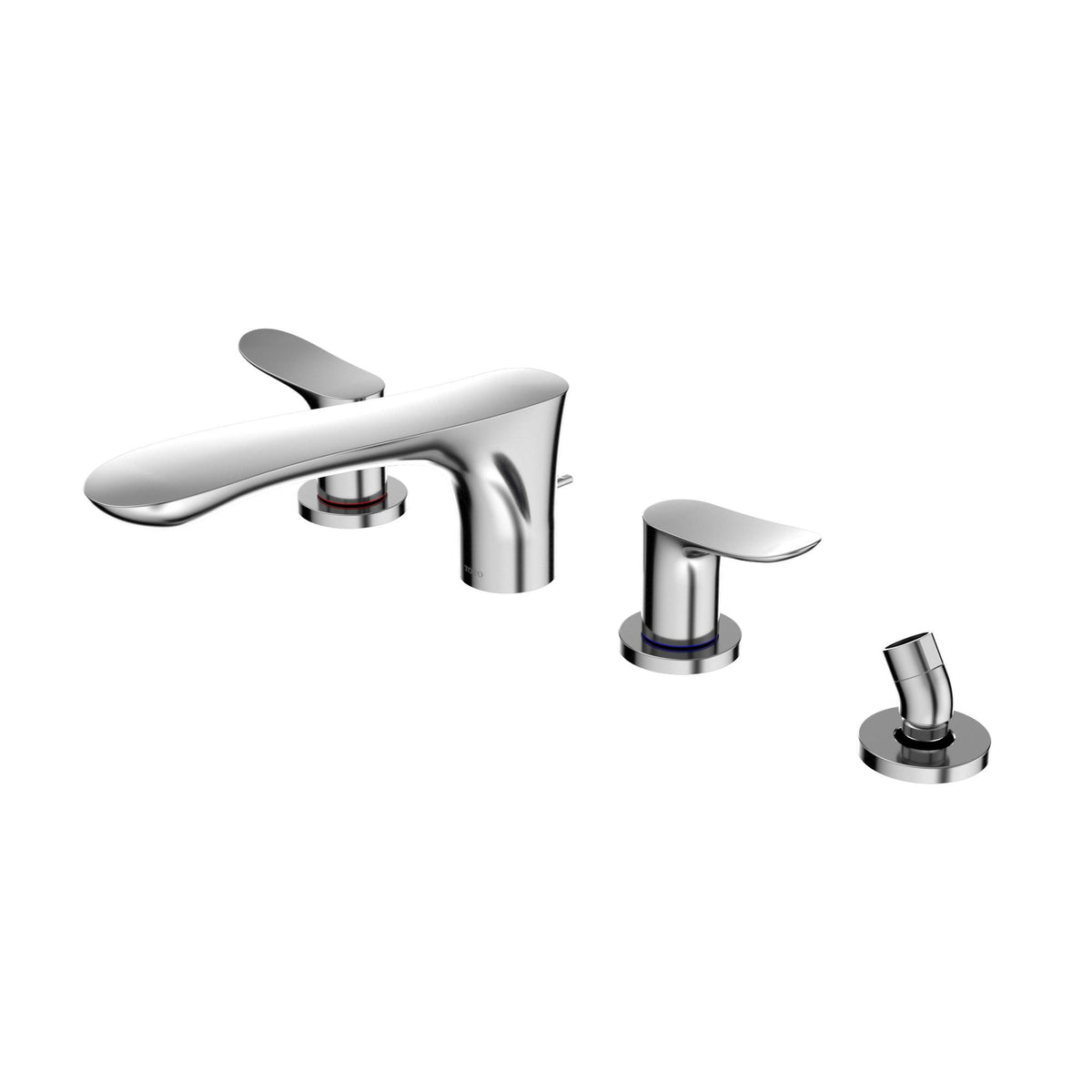 Go Series - Widespread Roman Tub Filler Trim - Solid