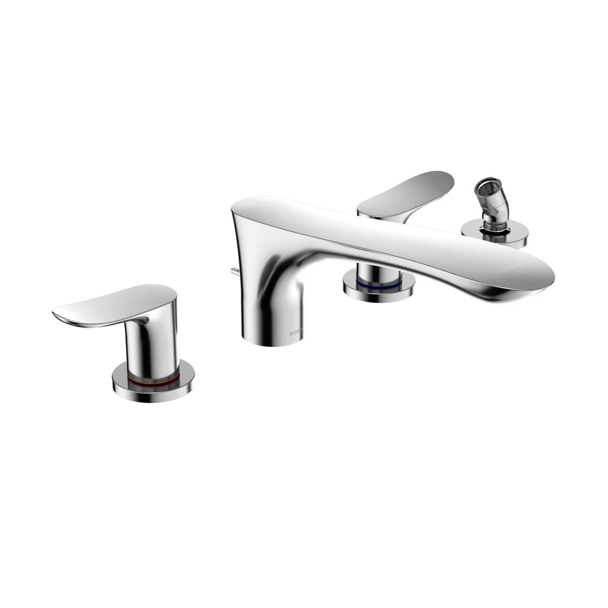 Go Series - Widespread Roman Tub Filler Trim - Solid